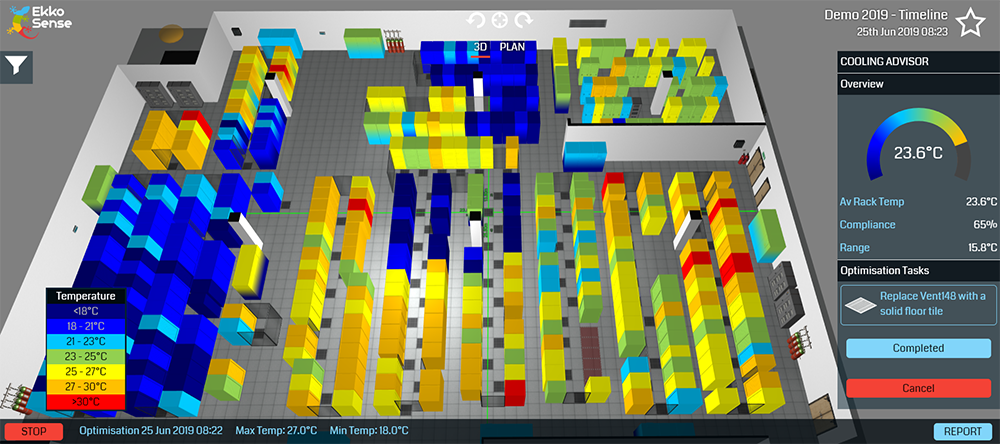 EkkoSense announces software embedded ‘Cooling Advisor’ for data centres